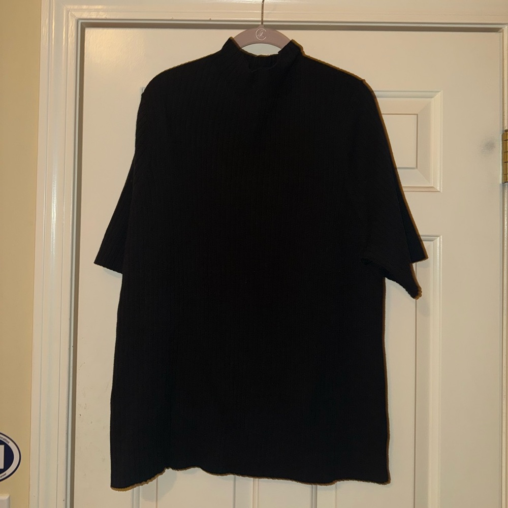 Ava & Viv Women’s Classic Black Turtleneck Top